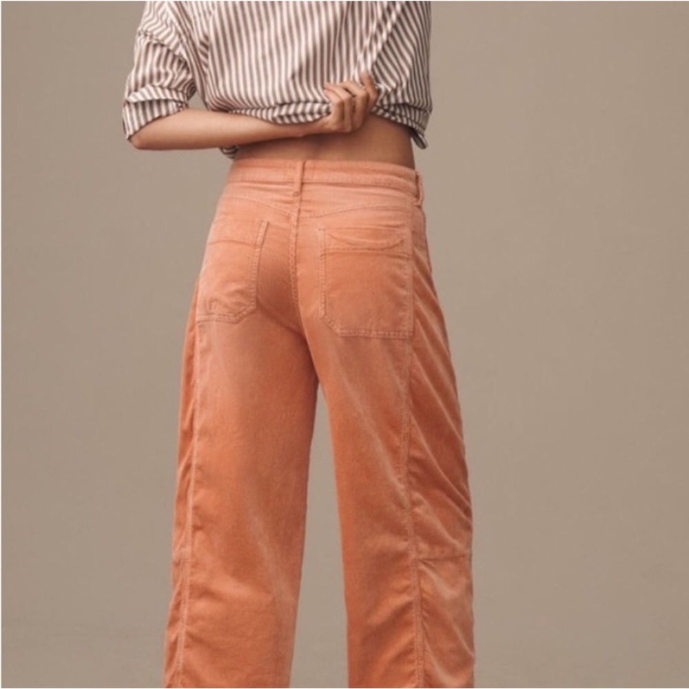 Anthropologie 🍑 Pilcro Corduroy Barrel Pants Size 24p petite in ✨NEW✨ Condition - Picture 5 of 12